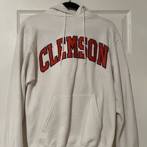 White Clemson Hoodie